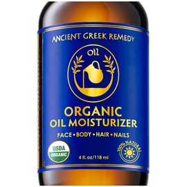 100% Organic Blend of Olive, Lavender, Almond and Grapeseed oils with Vitamin E. Daily Moisturizer for Skin, Hair, Face, Cuticle, Nail, Scalp, Foot. Pure Cold Pressed, Full Body oil for Men and Women