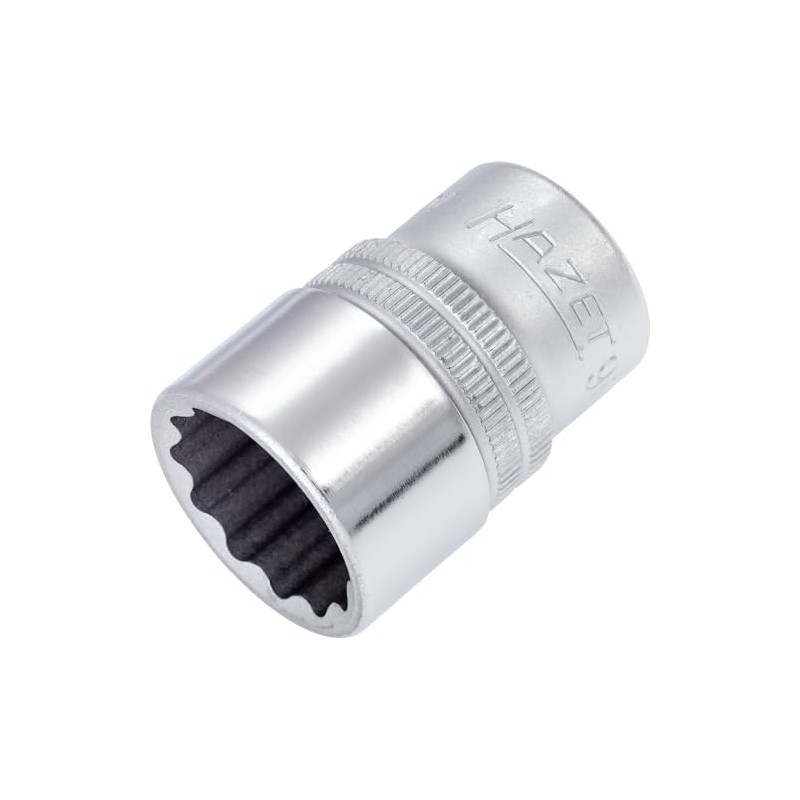 HAZET Socket, 12 Angle, 900Z-19, Double Side Width: 0.7 x