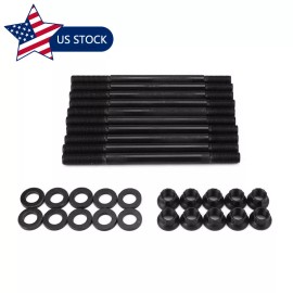 JONJEA Cylinder Head Stud Bolt Gasket Kit for Civic 1996-2000 D16Y7 D16Y8 SOHC 208-4305