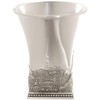 Square Silver Plated Jerusalem Kiddush Wine Cup and Tray