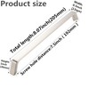SYZOW 6 Pack 192mm Kitchen Cabinet Handles Brushed Nickel Cabinet