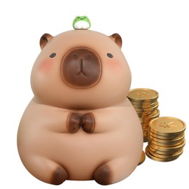 Capybara Children's Money Box, Kawaii Coin Money Box for Children, Money Box, Girls, Money Boxes for Boys, Girls, Children and Adults, Room Decoration, Birthday Gift (Capybara)