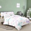 NINENINE Twin Bedding Sets for Girls Dinosaur Comforter Set Princess