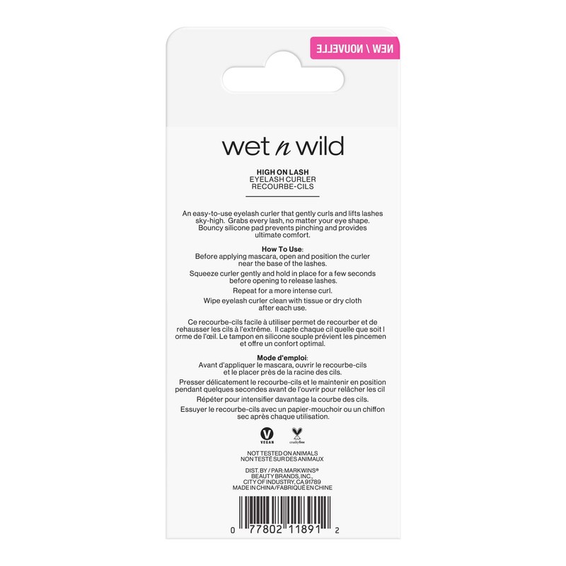 Wet n Wild High On Lash Eyelash Curler with Comfort