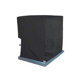 Comp Bind Technology Air Conditioning Cover Compatible with System Unit Lennox Merit Model ML14XC1-024, Waterproof Black Nylon Cover Dimensions 28.5''W x 28.5'D x 29.5''H
