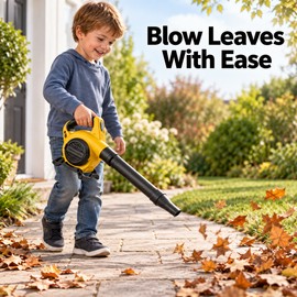Kids Leaf Blower Toy for Outdoor Play – Battery-Operated Cordless Air Blower for Garden Role-Play Fun