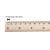 uxcell M2x6mm Phillips Screw Fastener Black 3.8mm Dia Screw Head
