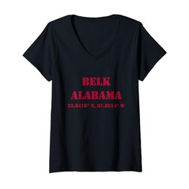 Womens Belk Alabama Coordinates Souvenir V-Neck T-Shirt