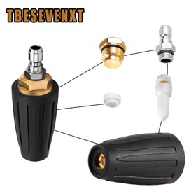 80144 4500 PSI Pressure Washer Tips Turbo Nozzle 1/4-Inch Quick Connect Ompatible with All Simpson Pressure Washers Fits Cleaning Brick Concrete Vinyl Surfaces