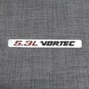 2Pcs 5.3L Vortec Hood Emblems Engine Badge Side Door Decal