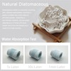 DiatZeno Single Toothbrush Holders for Bathrooms - Diatomite Quick-Dry Organizer,