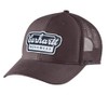 Carhartt Men's Rugged Flex Twill Mesh-Back Script Patch Cap, Dark