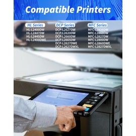 UPRIIN TN2510 TN2510 XL Kompatibel für TN-2510 Toner TN-2510 XL für MFC-L2835DW Toner MFC-L2827DW MFC-L2800DW DCP-L2660DW DCP-L2620DW DCP-L2627DW MFC-L2860DWE (1 Schwarz )