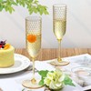 XUWAIDSGN 24 Pack Pink Detachable 2 piece Champagne Flutes 5.5