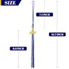 2025 Tassel Graduation White and Blue Graduation Tassel 2025 with