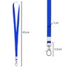XHNFCU Pack of 20 Colourful Lanyards with Rotating Metal Clip