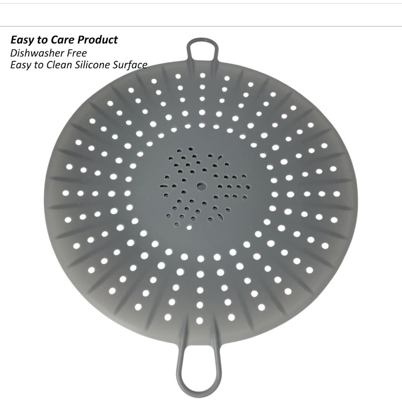  Silicone Steamer Basket 10' Size, Silicone Steamer Insert for