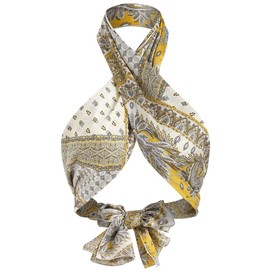 ZAFUL Women's Chain Print Multiway Crop Tank Top Cutout Bohemian Floral Wrap Top