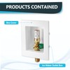1-Pack Seelink Pre-Assembled Ice Maker Outlet Box, 1/2" MIP Sweat