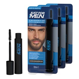 Retoque Temporal Just For Men De Canas Barba Cast Osc 3pack