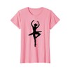 Danza Ballerina Silhouette Regalo Donna Bambina Maglietta