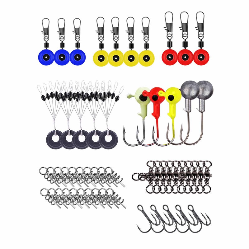 257PCS Fishing Lure Set Metal ABS Corrosion Resistance Anti Winding