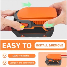 Power Wheel DIY Adapter for Ridgid AEG 18V, Hyper Battery Dock Power Connector for DIY Rc Toy Car Truck, e-Bike, with Fuse & Wire terminals (2)