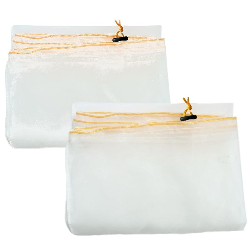 SPMKTQK Honey Strainer, 4 Pcs Honey Filter Bag Ultra-Fine Mesh