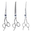 JASON Left Handed 7" Dog Grooming Scissors Set, 3 in