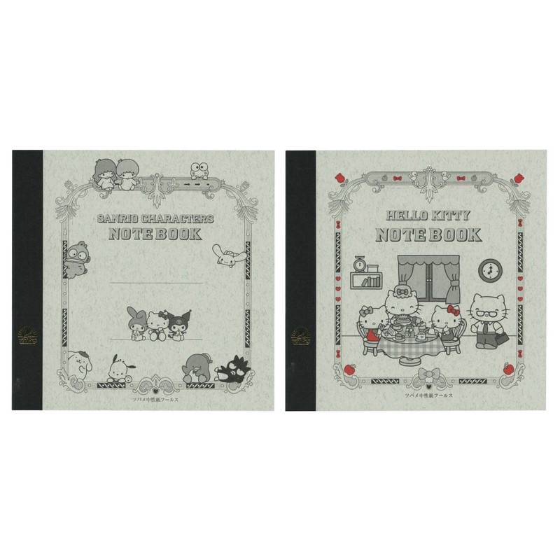 TBM9022 Square Tsubame Notebook, Plain [Sanrio Characters]