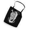 Tuba Drawing Wind Instrument Tote Bag