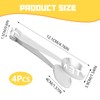 4Pcs Tea Bag Squeezer Stainless Steel Tea Bag Squeezer Teabag