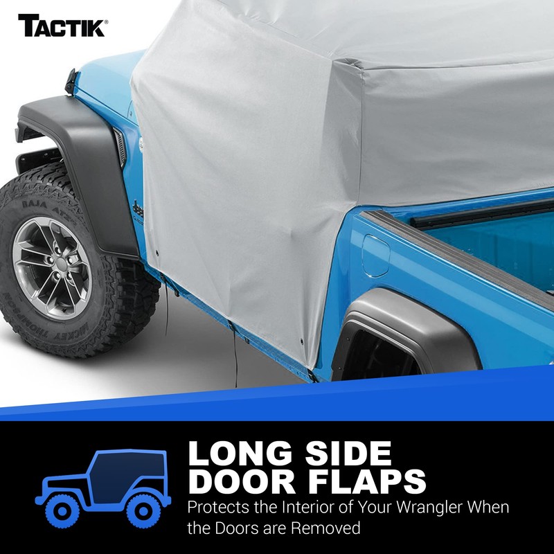 TACTIK Multi-Layer Cab Cover with Door Flaps - Fits Jeep