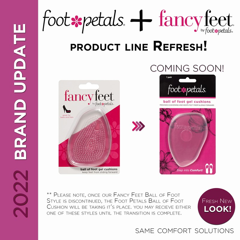 Foot Petals Ball of Foot Cushions, Metatarsal Pad, Lasting Comfort