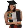 CLERKMANS Ready to Customize Graduation Kente Stole, Handwoven Kente Sash