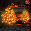 2 Pack 24 Inch Fall Decor Maple Tree - 2FT