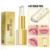 Colour Changing Lipstick, Long-Lasting & Transfer-Proof Lip Stick with Gold