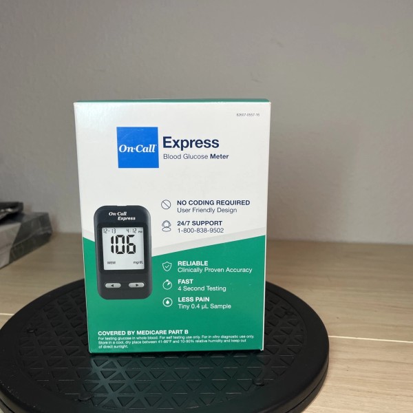 Acon On Call Express Blood Glucose Diabetes Testing Meter -