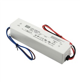 DynMach LPV-100-24 100W Power Supply - 24V 4.2A, AC-DC for LED and Electrical Applications(Decorative/Advertising)