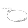 SBI Jewelry Silver Paw Print Ankle Bracelet for Women Anklet