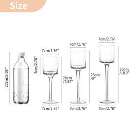 NUPTIO Tealight Candle Holders Glass: Set of 3 Long Stemmed Candle Stands for Dinner Table Centerpiece - Monet Candleholders Pillar Floating Candles