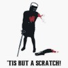 Tis but a Scratch Funny Shirt Monty Python Bumper Sticker