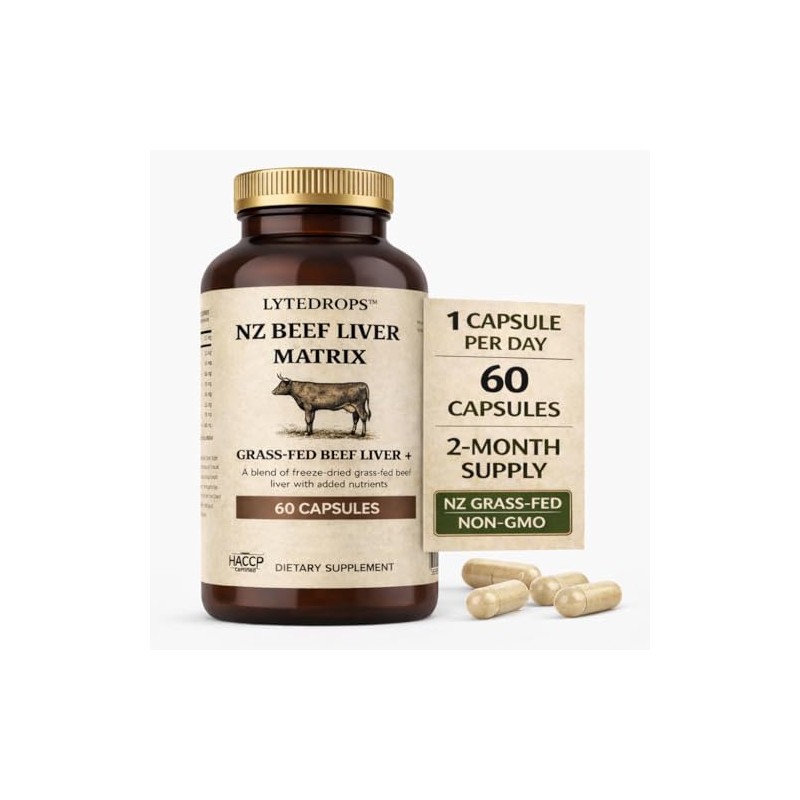 60 Pack NZ Beef Liver Capsules (60)