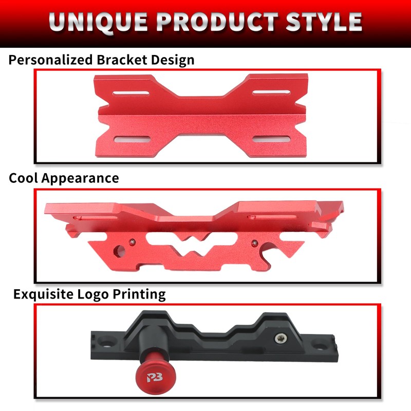 PLUSBEAM Fire Extinguisher Mount, CNC Aluminum Quick Release Molle Panel