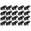 20Pcs Hearing Aid Lanyard Clip Good Fixation Multifunctional Odorless Black