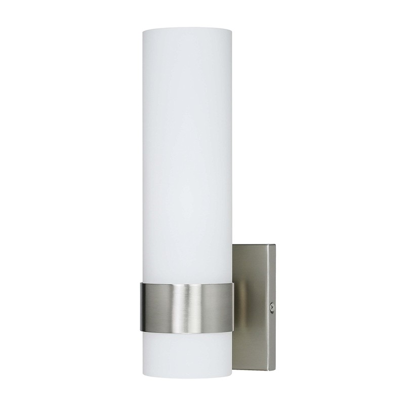XiNBEi Lighting Wall Light ADA Wall Sconce with Opal Cylinder