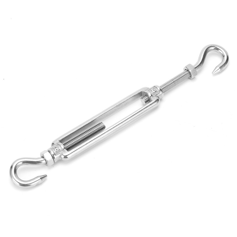 4Pcs Hook to Hook Turnbuckle Stainless Steel Hardware Kit for