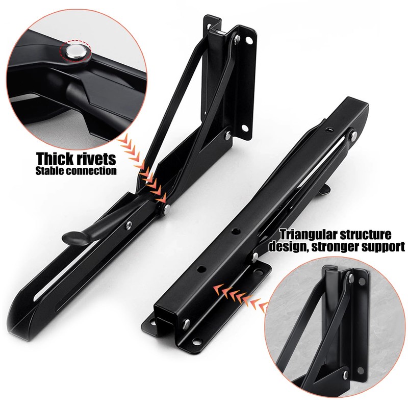 New Folding Console Heavy Duty 200 mm, 2PCS Folding Angle