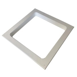 TECHVALET 16.5" x 16.5" RV Roof Vent Interior Garnish Ring Sq Corners Camper Trailer White