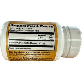 Next To Nature Inc Adrenal 80 100 tabs